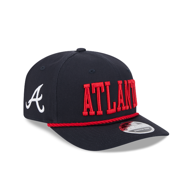 Atlanta Braves - MLB 9Seventy Woodmark Stretch-Snap Hat New Era