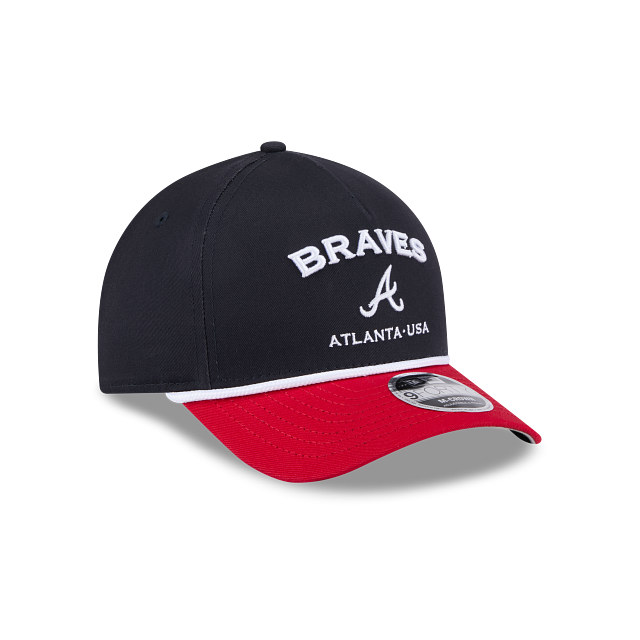 Atlanta Braves - 9Forty M-Crown 2Tone Rope Hat New Era