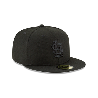 St. Louis Cardinals - 59Fifty Black on Black Hat New Era