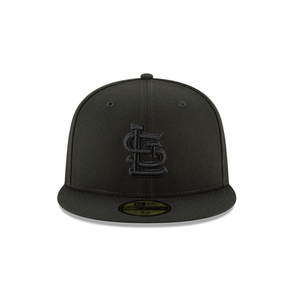 St. Louis Cardinals - 59Fifty Black on Black Hat New Era