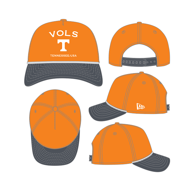 Tennessee Volunteers -  Two Tone Rope Snapback Hat New Era