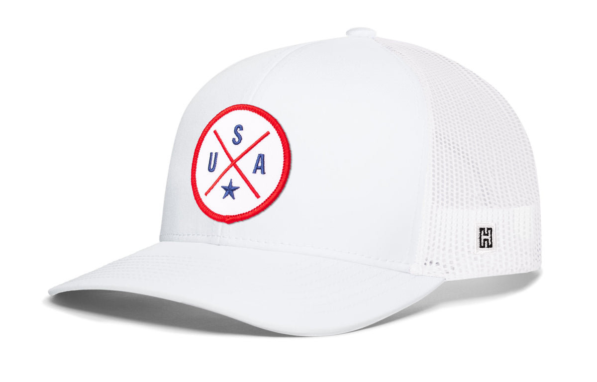 USA Trucker Haka Hat Black America Snapback