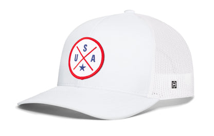 USA Trucker Haka Hat Black America Snapback