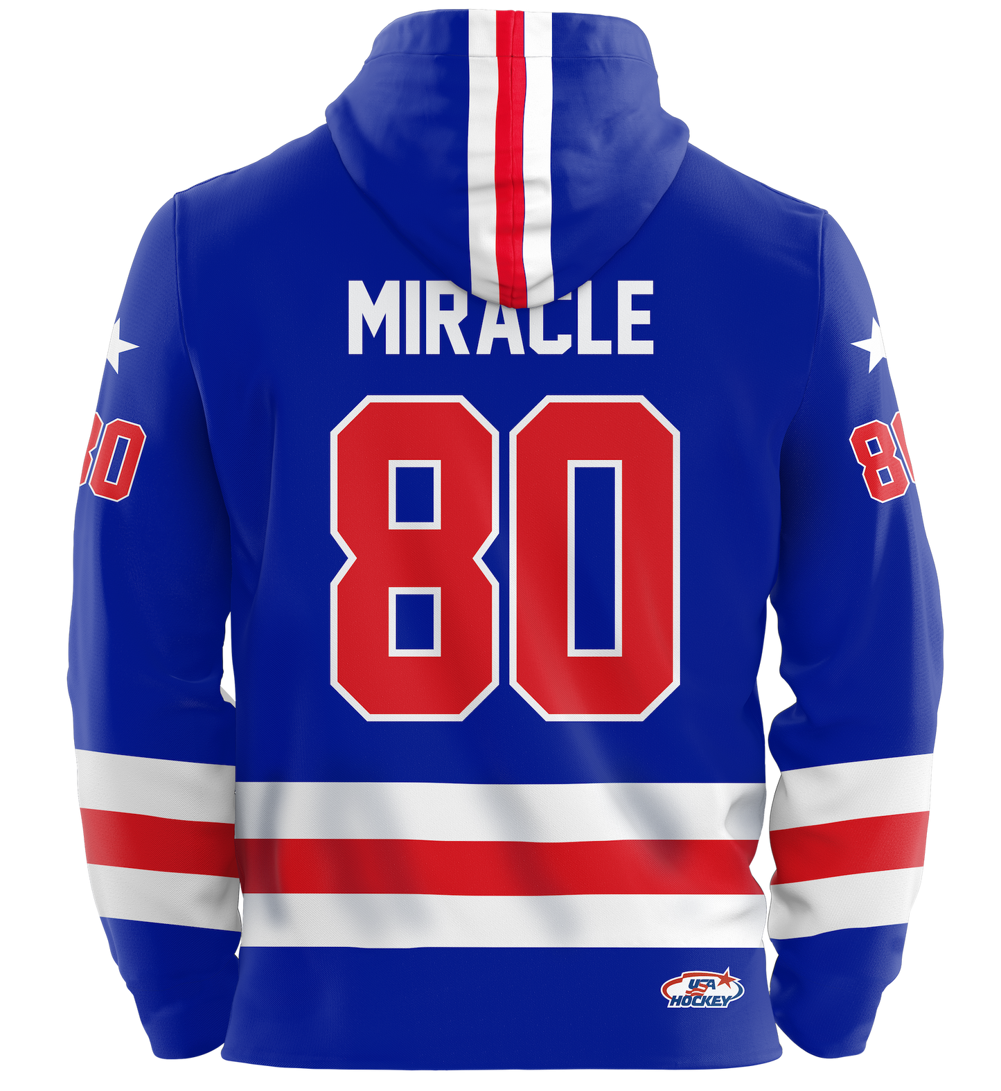 USA Hockey Miracle on Ice 1980 Authentic Royal Blue Hoodie