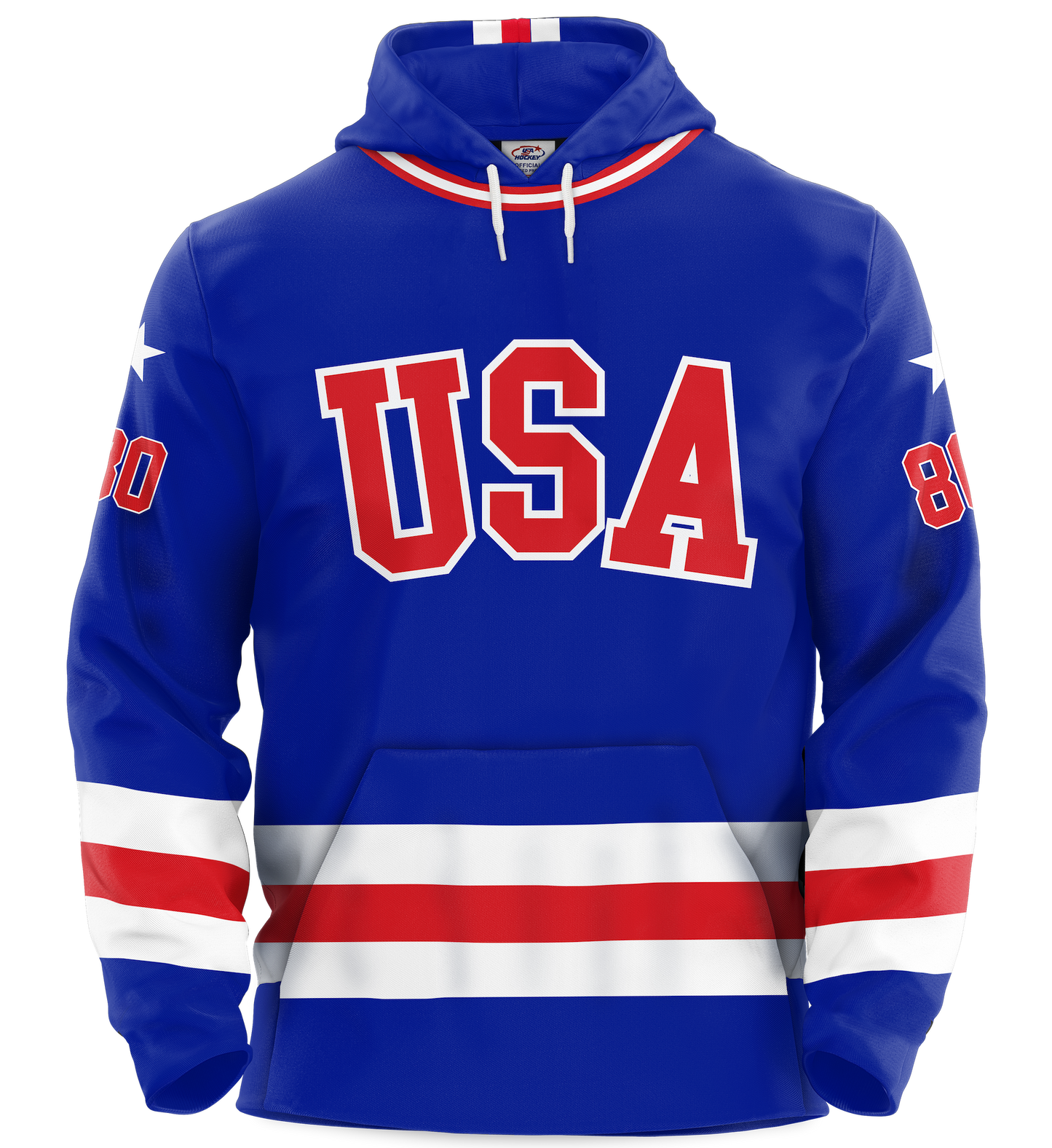 USA Hockey Miracle on Ice 1980 Authentic Royal Blue Hoodie
