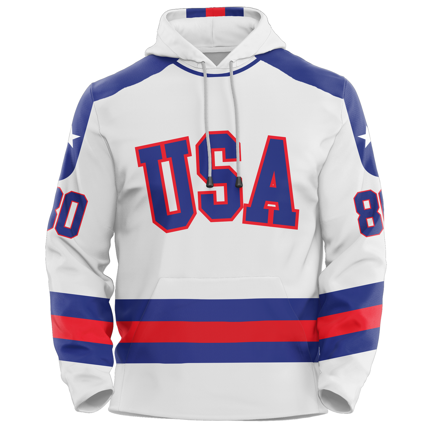 USA Hockey Miracle on Ice 1980 Authentic White Hoodie