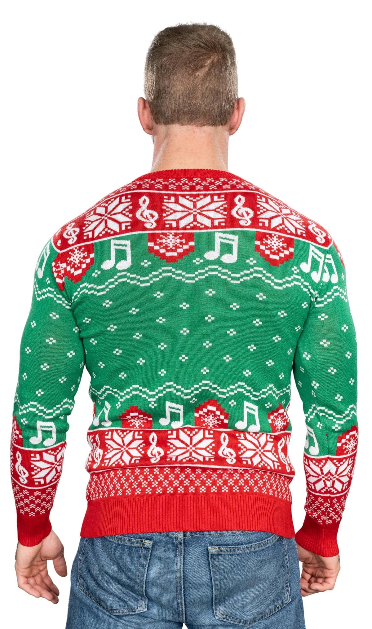 Abbey Elf Road Cross Walk Elves Adult Unisex Ugly Christmas Sweater