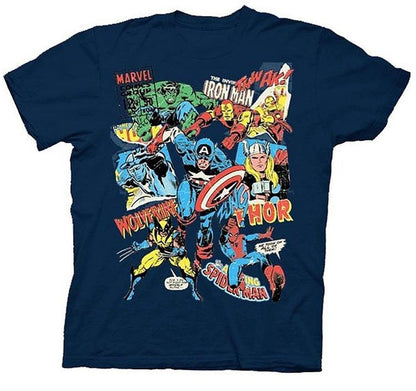 UV Collage Navy Youth T Shirt