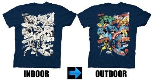 UV Collage Navy Youth T Shirt