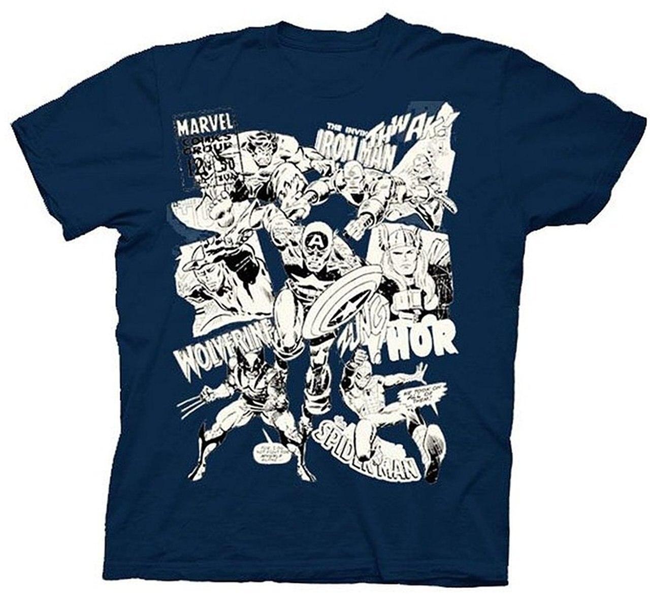 UV Collage Navy Youth T Shirt