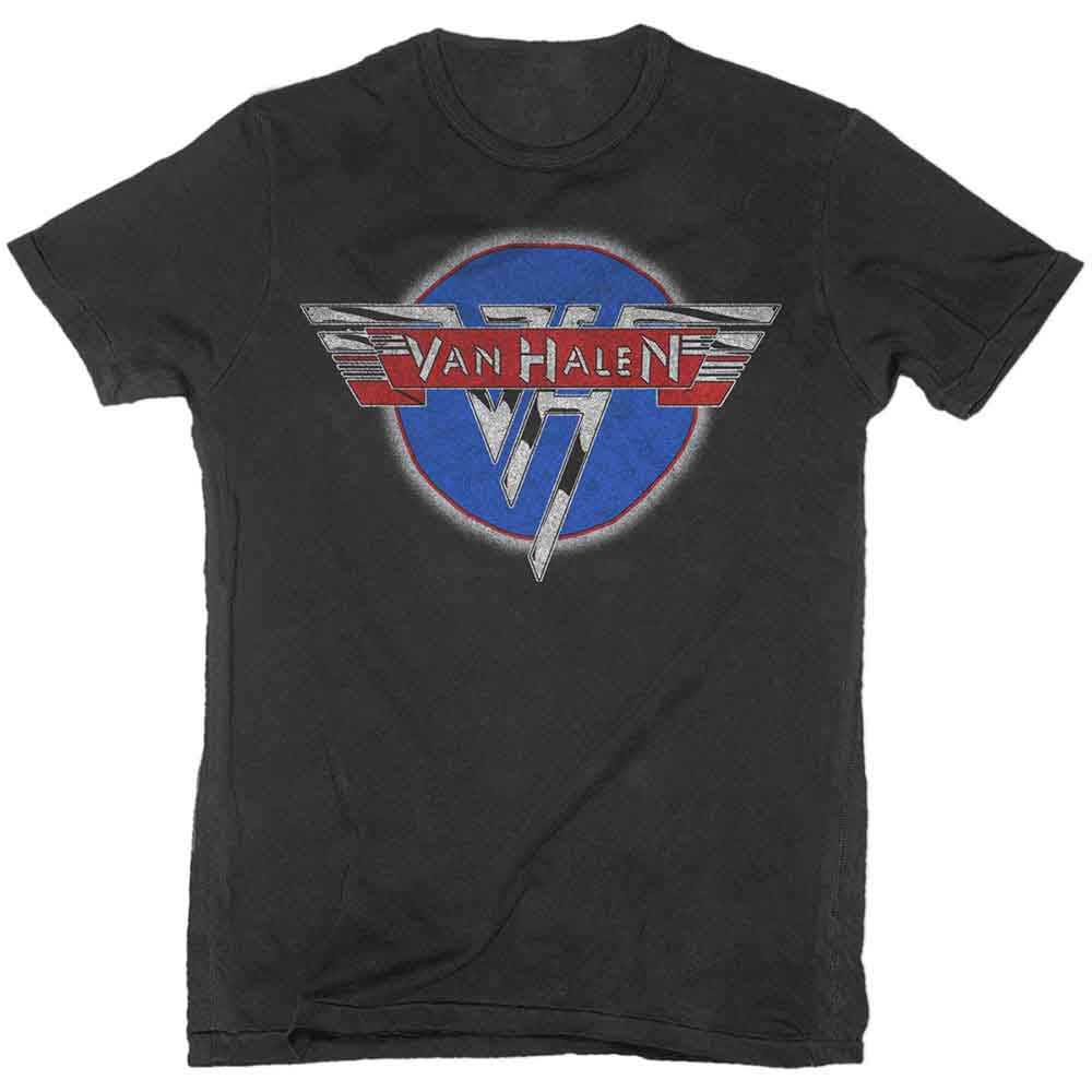 Van Halen Chrome Logo Mens T Shirt