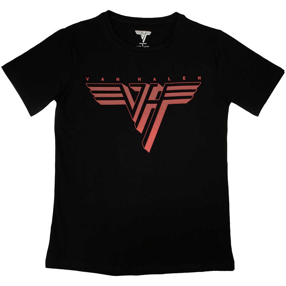 Van Halen Classic Red Logo Womens T Shirt