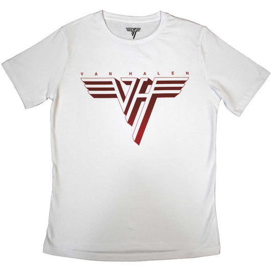Van Halen Classic Red Logo Womens T Shirt