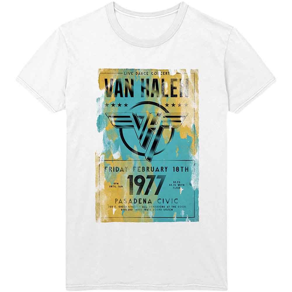 Van Halen Pasadena '77 Mens T Shirt