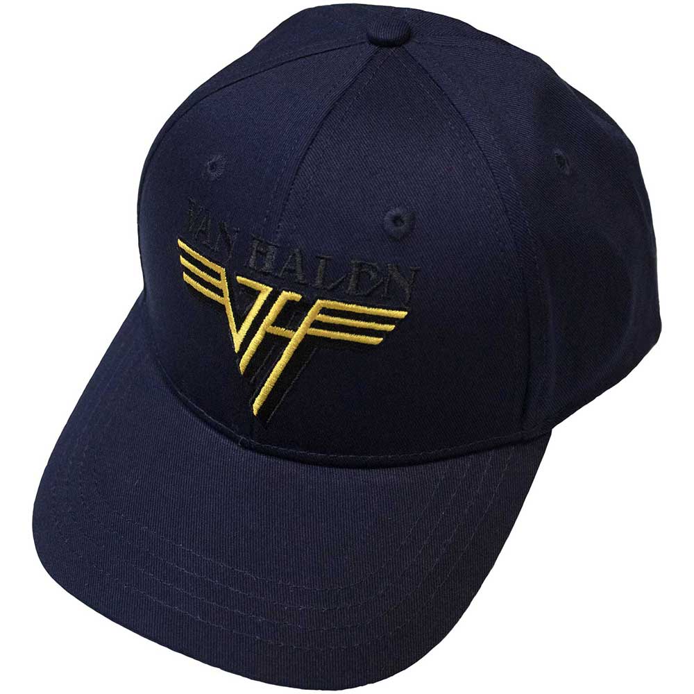 Van Halen Text & Yellow Logo Hat Blue