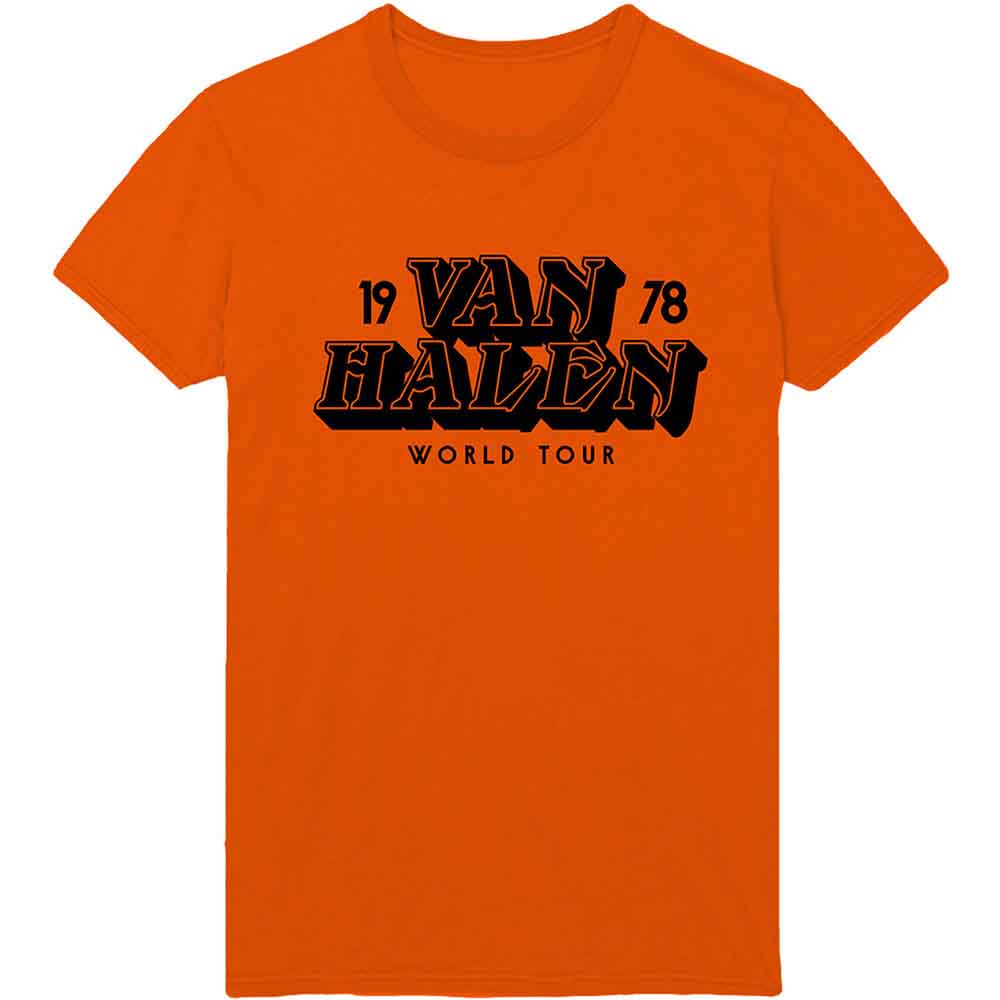 Van Halen World Tour '78 Mens T Shirt