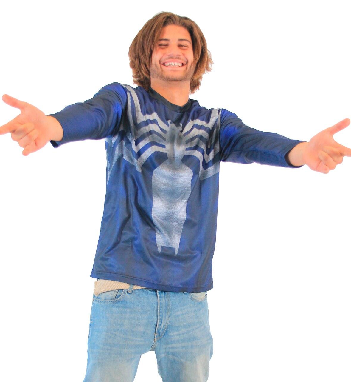 Venom Symbiote Sublimated Adult LONG SLEEVE Costume T Shirt