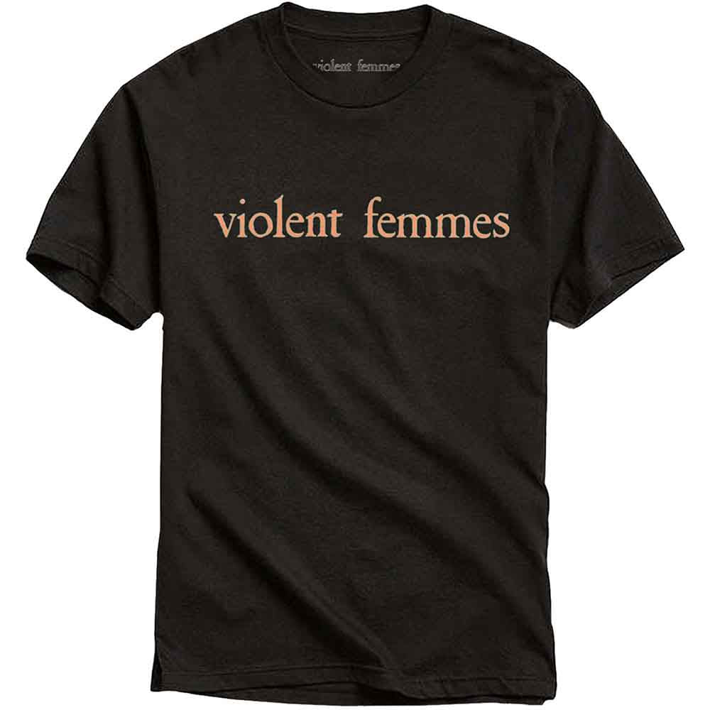 Violent Femmes Salmon Pink Vintage Logo Mens T Shirt