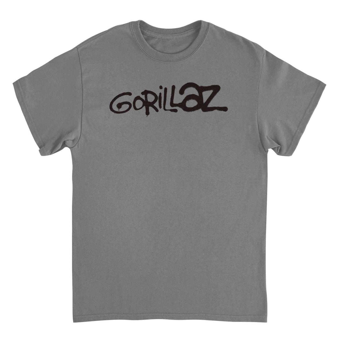 GORILLAZ Logo Graffiti Black Mens T Shirt