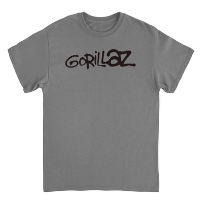 GORILLAZ Logo Graffiti Black Mens T Shirt