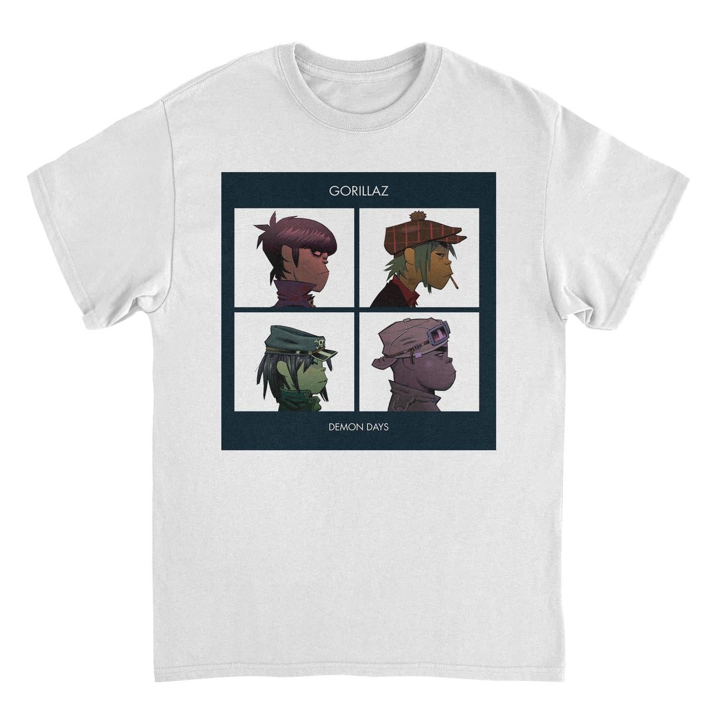 GORILLAZ Demon Days Artwork Mens T Shirt