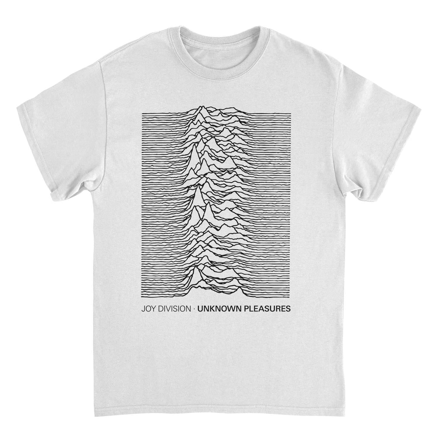 Joy Division Unknown Pleasures Text Mens T Shirt