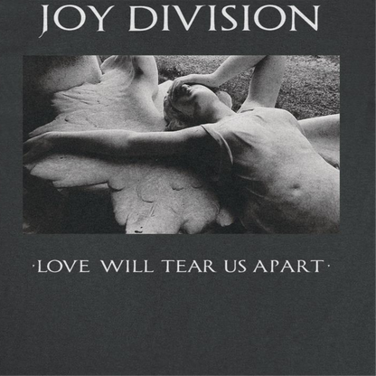 Joy Division Love Will Tear Us Apart Mens T Shirt White