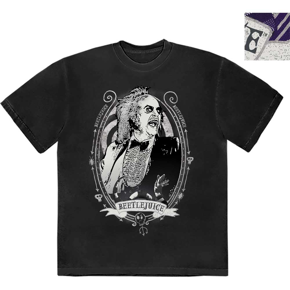 Warner Bros Beetlejuice Beetle Frame Mens T Shirt