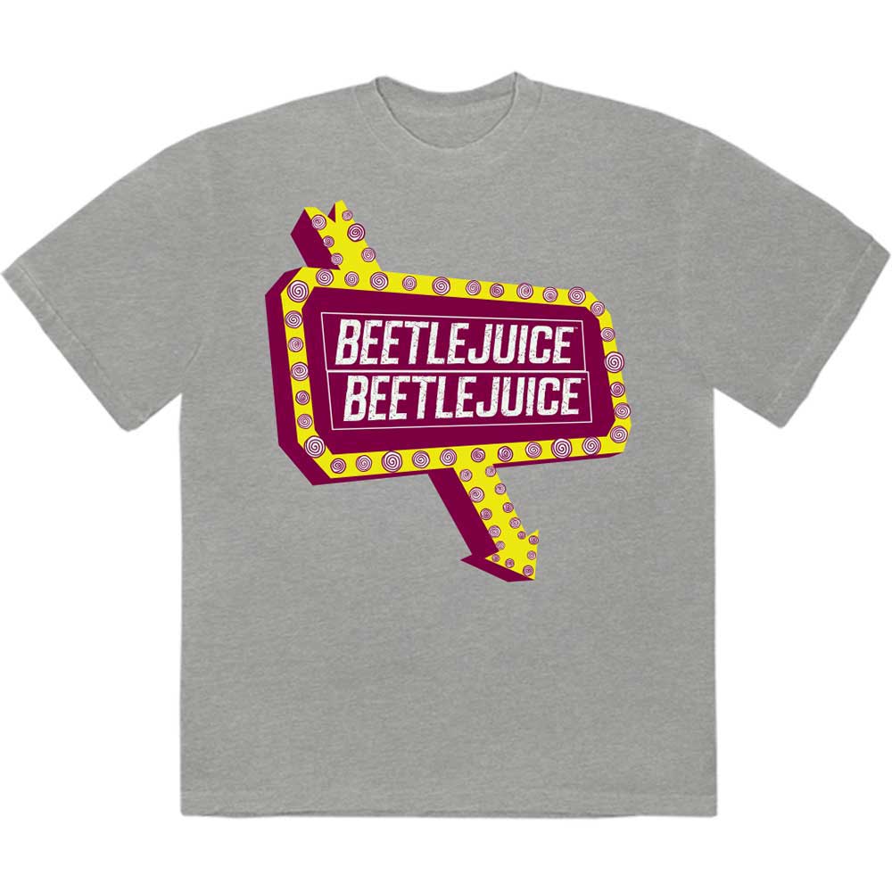 Warner Bros Beetlejuice Beetlesign Mens T Shirt