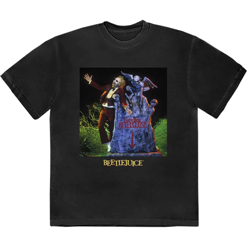 Warner Bros Beetlejuice Grave Mens T Shirt