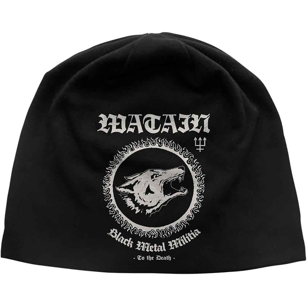 Watain Black Metal Militia Beanie Hat Black