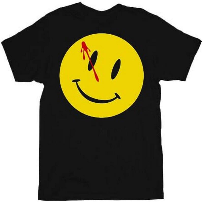Watchmen Bloody Smiley Face T Shirt Tee