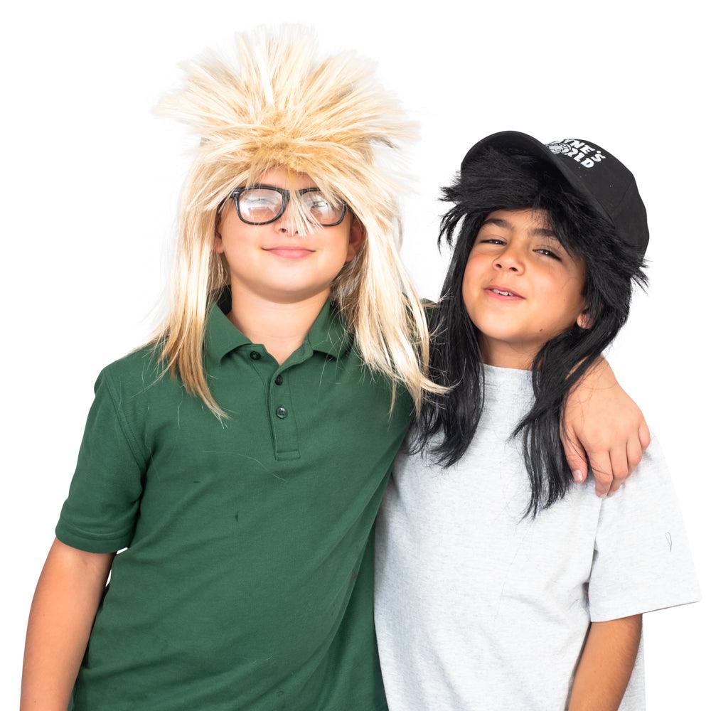 Wayne's World Garth and Wayne Youth Halloween Costume Set