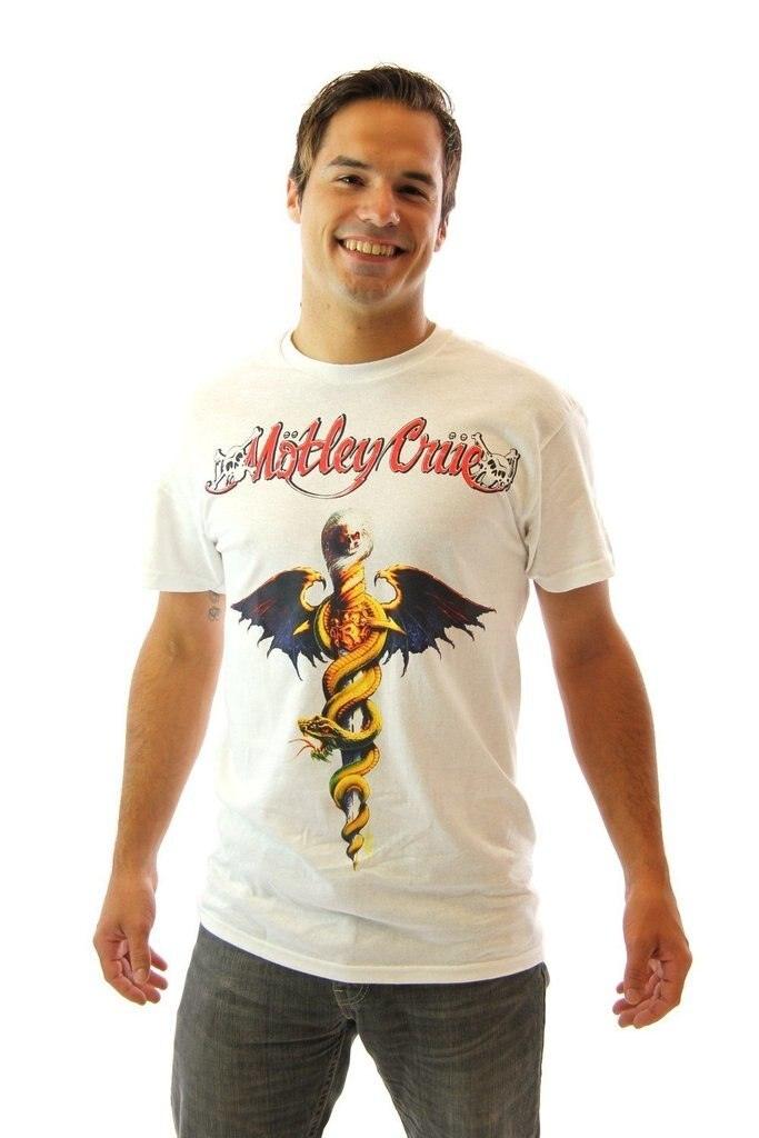 Wayne's World Motley Crue Band Logo T Shirt tee