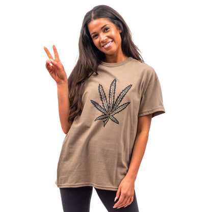 Weed Leaf T Shirt 90’s Retro Movie Pot Dazed Confused Character Classic Tee Shirt