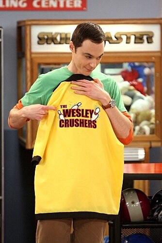 Wesley Crushers Bowling Gold Adult Button Up Costume Shirt