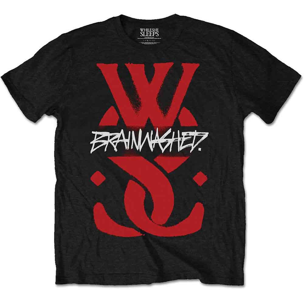 While She Sleeps Brainwashed Logo Mens T Shirt