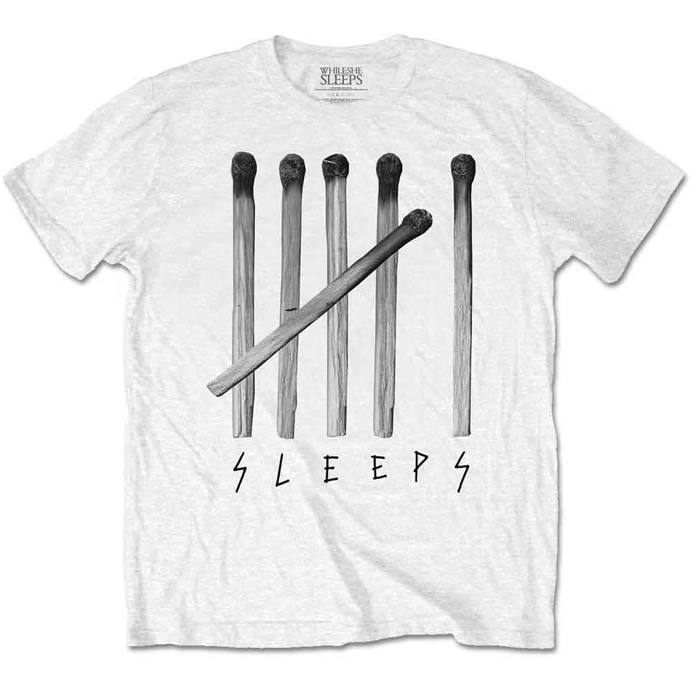 While She Sleeps Matches Mens T Shirt