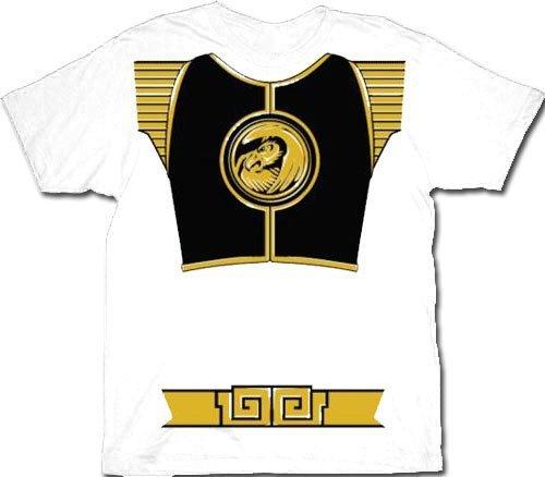 White Ranger Falcon Costume T Shirt