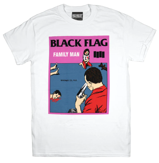 Black Flag Family Man Mens T Shirt