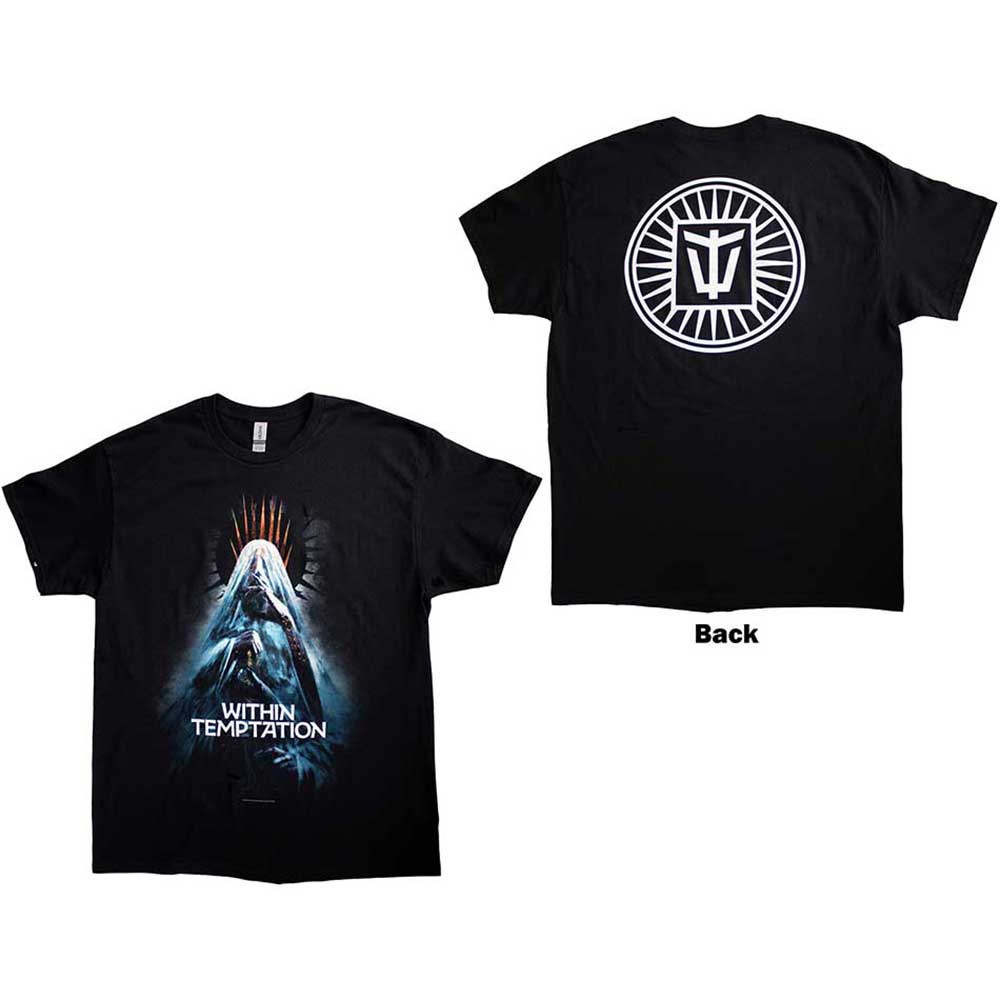 Within Temptation Bleed Out Veil Mens T Shirt Black