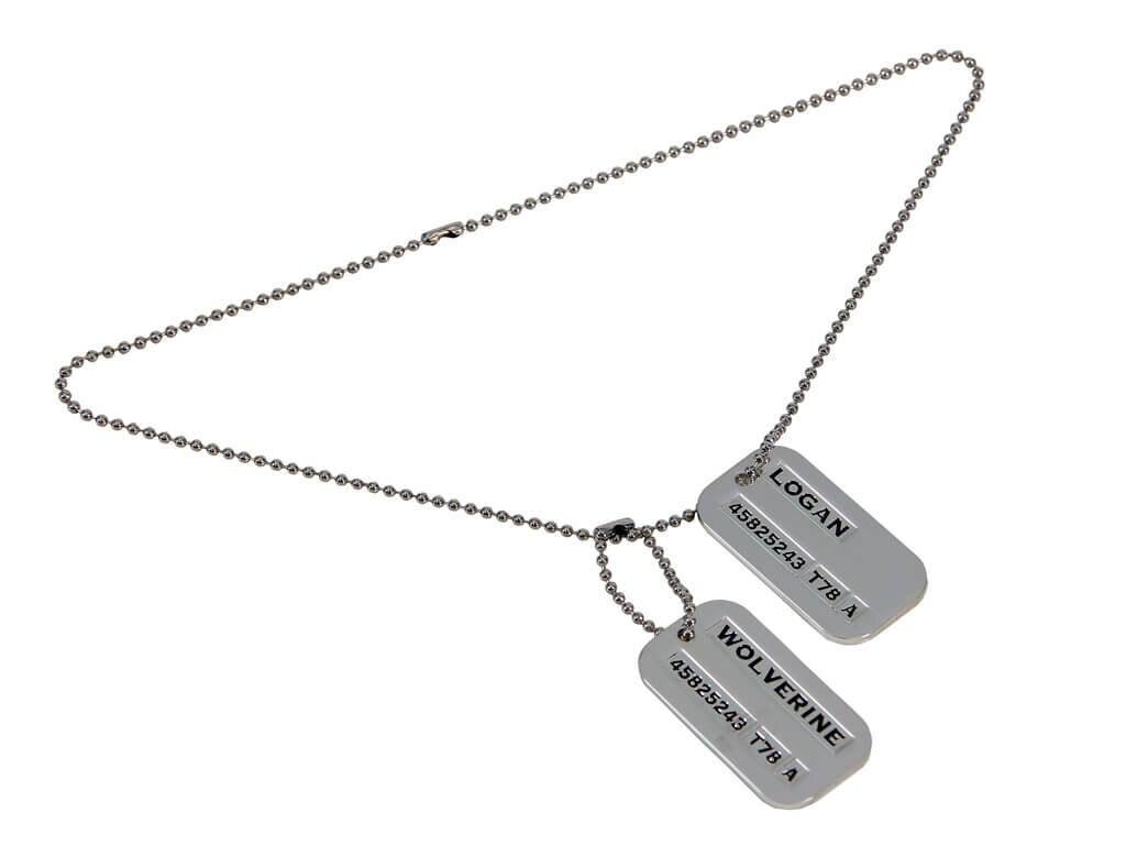 Wolverine Logan 2 Sided Dog Tag Necklace