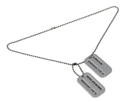 Wolverine Logan 2 Sided Dog Tag Necklace