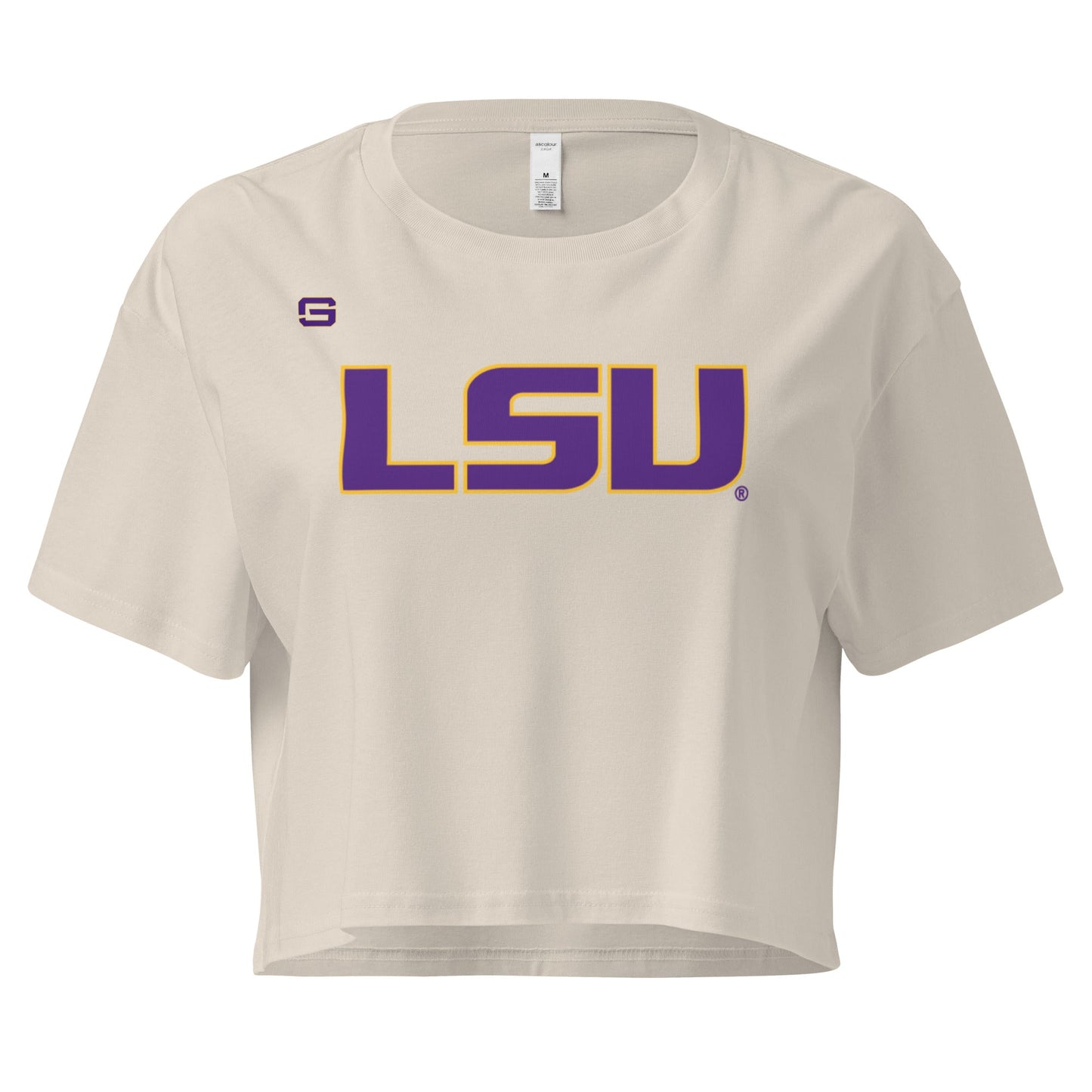LSU Womens Crop Top Shirt