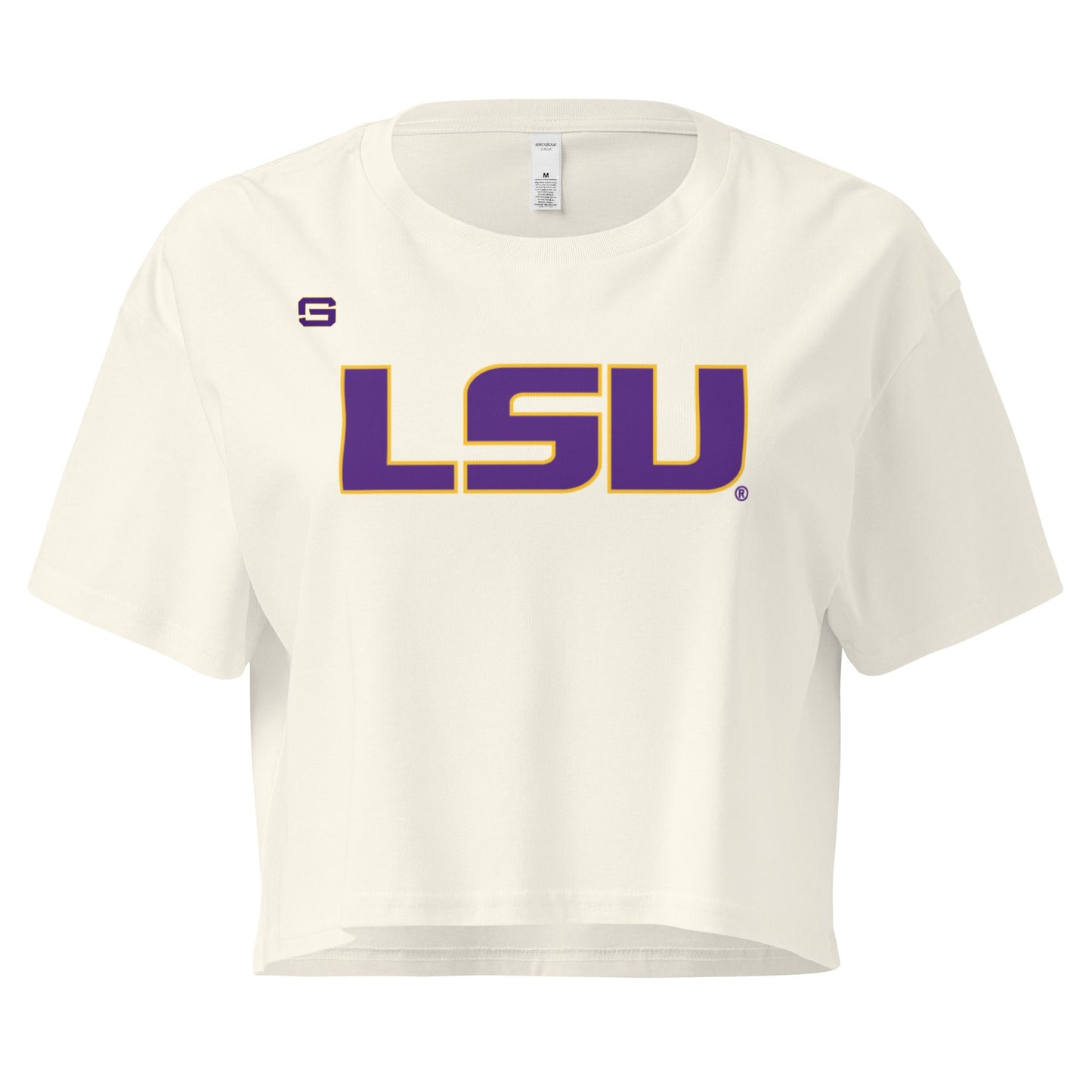 LSU Womens Crop Top Shirt
