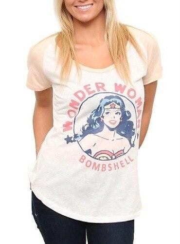 Wonder Woman Bombshell "The Outfielder" Raglan T Shirt