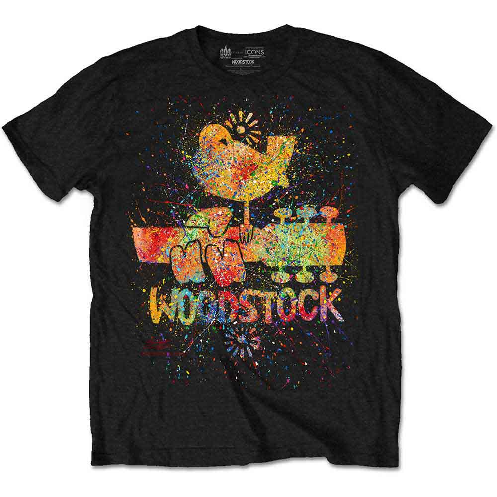 Woodstock Splatter Mens T Shirt