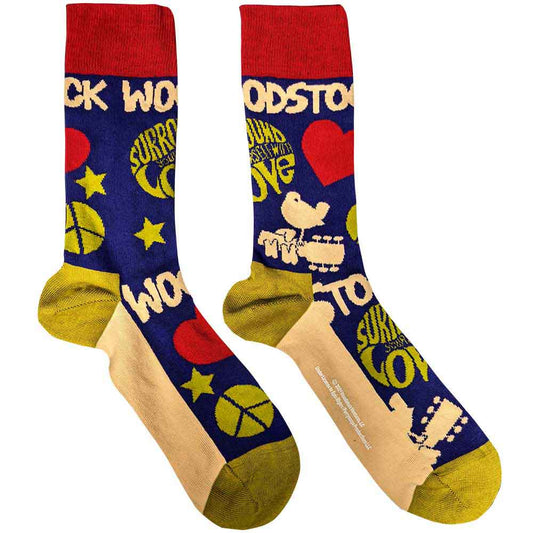 Woodstock Surround Yourself Socks Blue