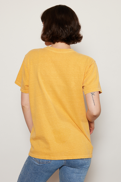 Peanuts Woodstock 1969 Tee Womens T Shirt Marigold