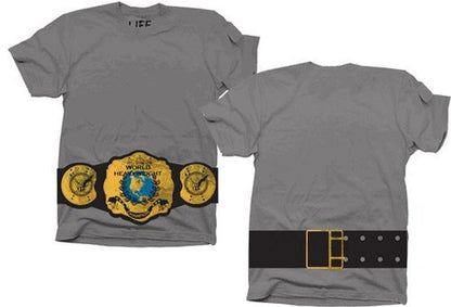 World Heavyweight Champion Belt on Waist T Shirt